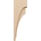 Ekena Millwork 6"W x 12"D x 36"H Thin Rivera Rough Cedar Woodgrain TimberThane Corbel, Primed Tan CORUR06X12X36RIVRCPR - alternate 4